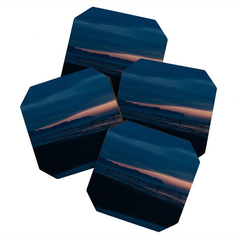 Hannah Kemp Coastal Blue Hour Coaster Set