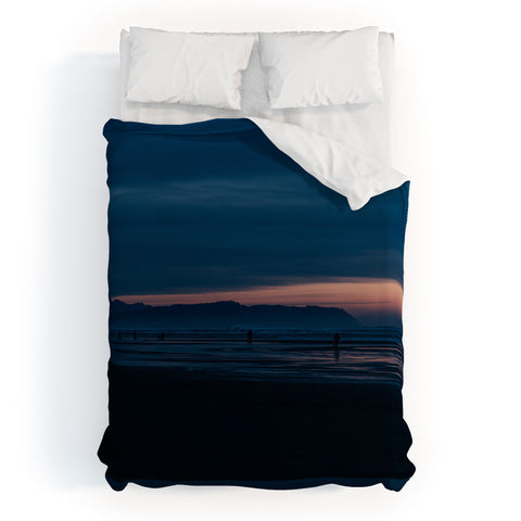 Hannah Kemp Coastal Blue Hour Duvet Cover
