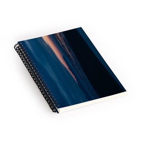Hannah Kemp Coastal Blue Hour Spiral Notebook