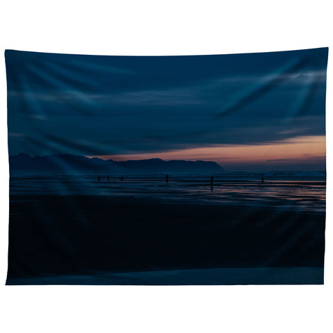 Hannah Kemp Coastal Blue Hour Tapestry
