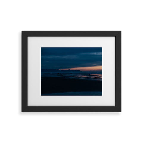 Hannah Kemp Coastal Blue Hour Framed Art Print