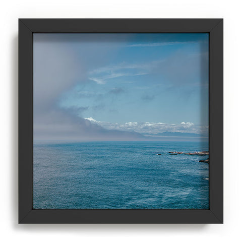 Hannah Kemp Coastal Clouds Moving In Recessed Framing Square
