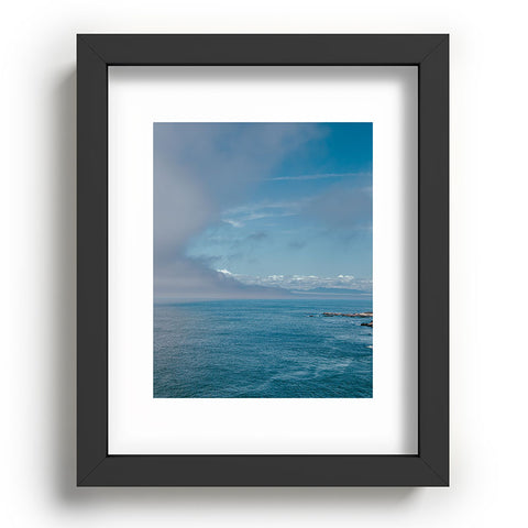 Hannah Kemp Coastal Clouds Moving In Recessed Framing Rectangle