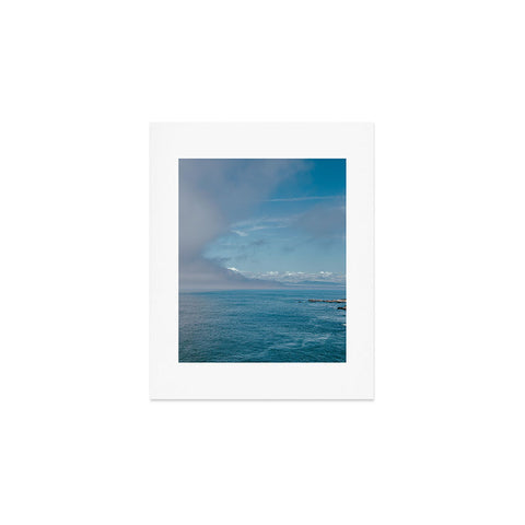 Hannah Kemp Coastal Clouds Moving In Art Print