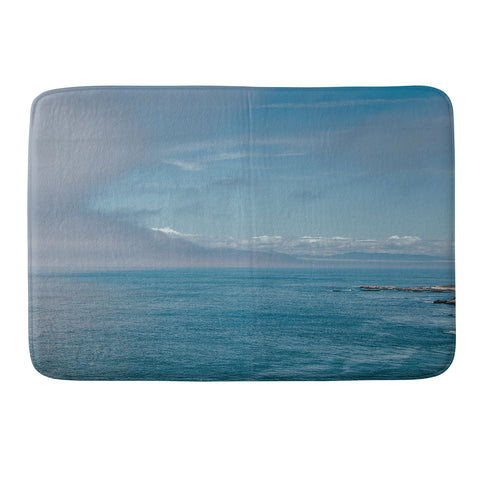 Hannah Kemp Coastal Clouds Moving In Memory Foam Bath Mat