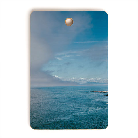 Hannah Kemp Coastal Clouds Moving In Cutting Board Rectangle