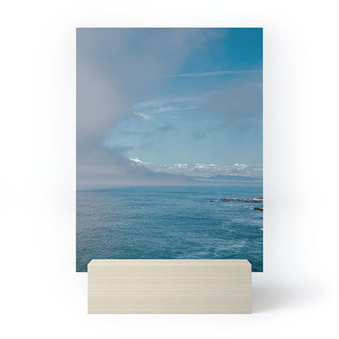 Hannah Kemp Coastal Clouds Moving In Mini Art Print