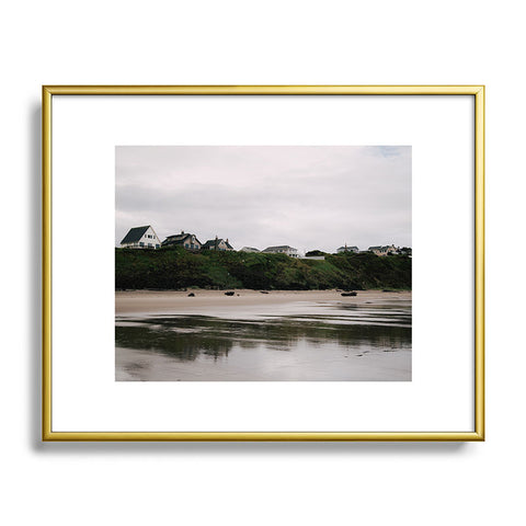 Hannah Kemp Coastal Homes Metal Framed Art Print