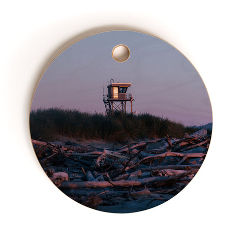 Hannah Kemp Coastal Lookout Cutting Board Round