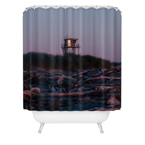 Hannah Kemp Coastal Lookout Shower Curtain