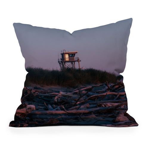Hannah Kemp Coastal Lookout Throw Pillow
