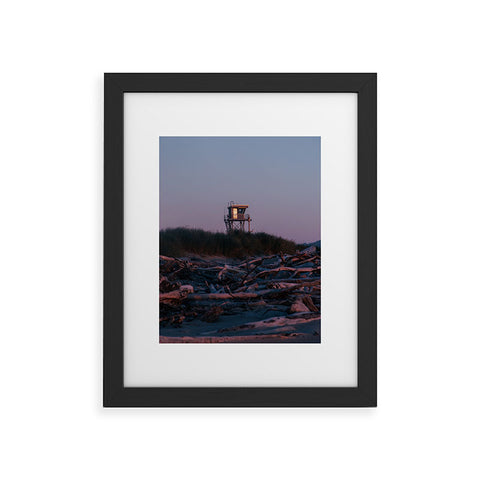 Hannah Kemp Coastal Lookout Framed Art Print