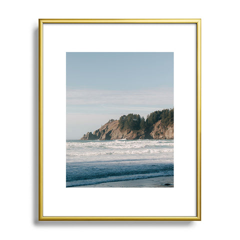Hannah Kemp Coastal Metal Framed Art Print