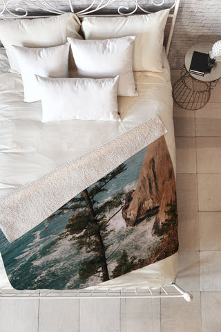Hannah Kemp Coastal Oregon Fleece Throw Blanket