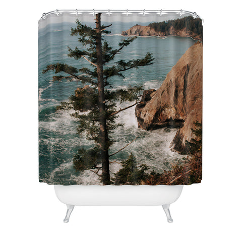 Hannah Kemp Coastal Oregon Shower Curtain