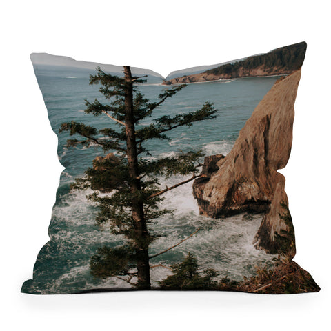 Hannah Kemp Coastal Oregon Outdoor Throw Pillow