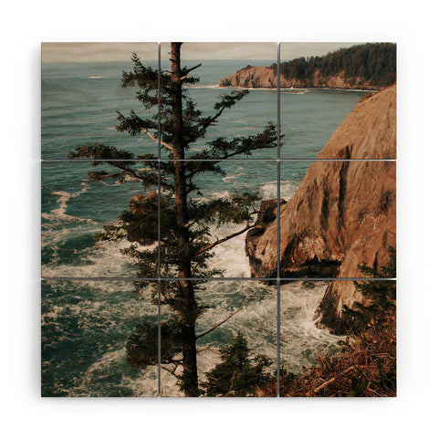 Hannah Kemp Coastal Oregon Wood Wall Mural