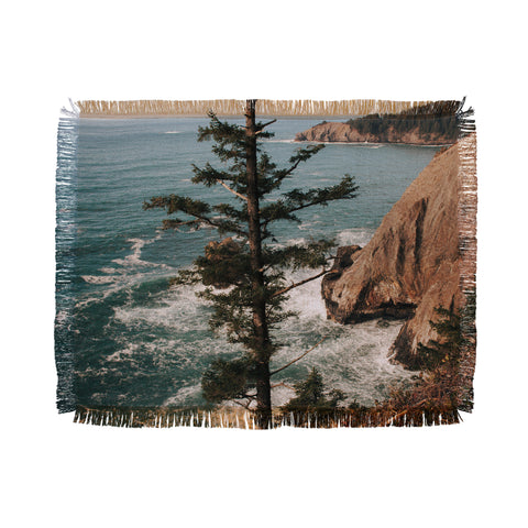 Hannah Kemp Coastal Oregon Throw Blanket