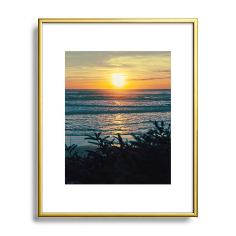 Hannah Kemp Coastal Summer Metal Framed Art Print