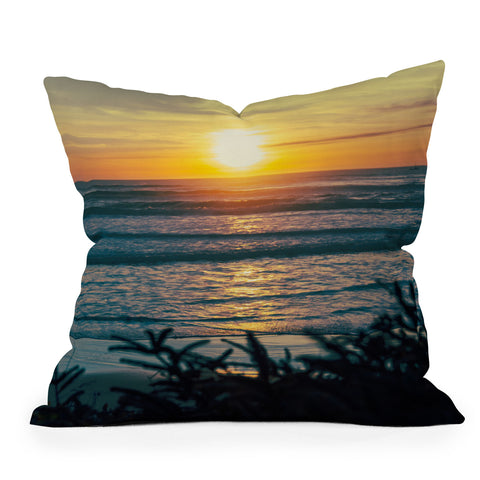 Hannah Kemp Coastal Summer Throw Pillow