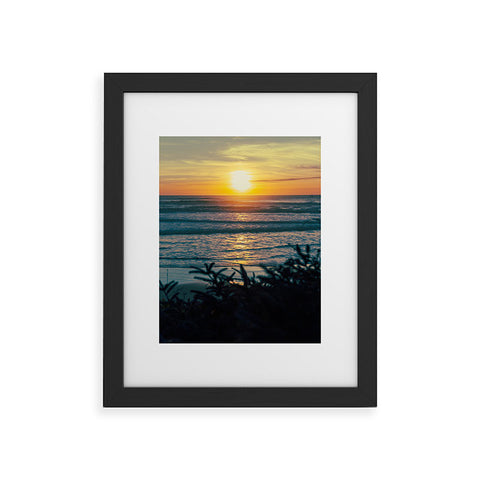 Hannah Kemp Coastal Summer Framed Art Print