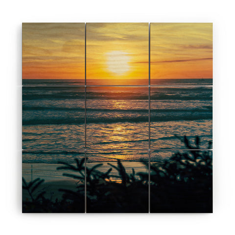 Hannah Kemp Coastal Summer Wood Wall Mural