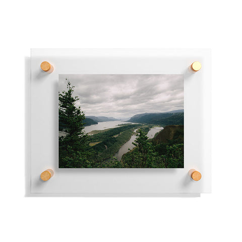 Hannah Kemp Columbia River Gorge Floating Acrylic Print