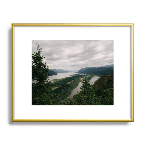 Hannah Kemp Columbia River Gorge Metal Framed Art Print