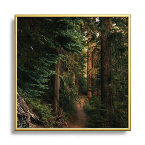 Hannah Kemp Come with Me Square Metal Framed Art Print