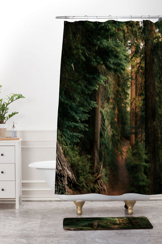 Hannah Kemp Come with Me Shower Curtain And Mat