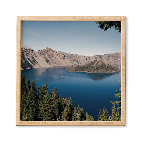 Hannah Kemp Crater Lake Framed Wall Art