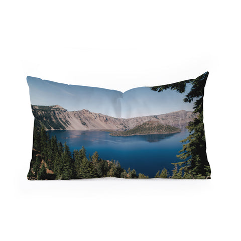 Hannah Kemp Crater Lake Oblong Throw Pillow