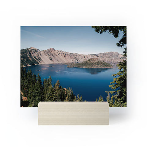 Hannah Kemp Crater Lake Mini Art Print