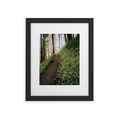 Hannah Kemp Dandelion Path Framed Art Print