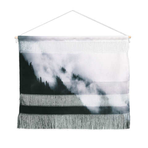 Hannah Kemp Dark and Foggy Wall Hanging Landscape