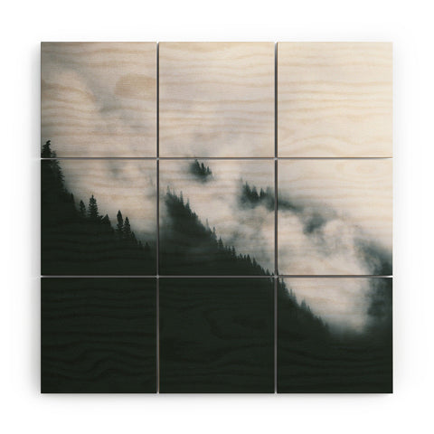 Hannah Kemp Dark and Foggy Wood Wall Mural