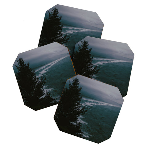 Hannah Kemp Dark Moody Coast Coaster Set