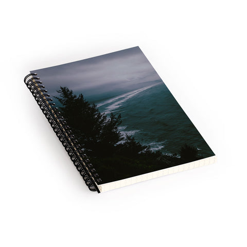 Hannah Kemp Dark Moody Coast Spiral Notebook