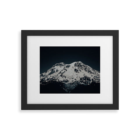 Hannah Kemp Dark Rainier Framed Art Print