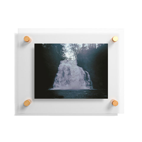 Hannah Kemp Dark Waterfall Floating Acrylic Print