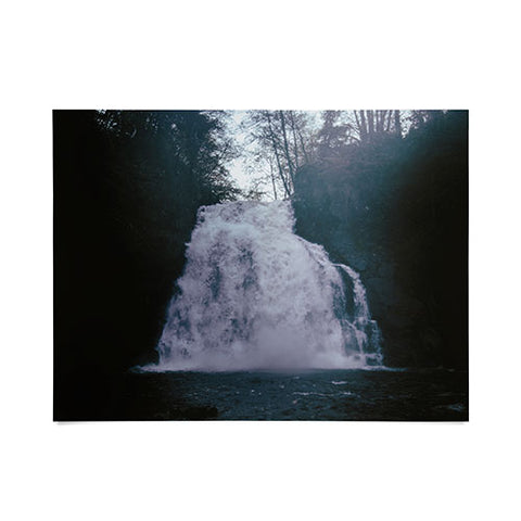 Hannah Kemp Dark Waterfall Poster