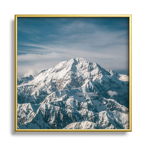 Hannah Kemp Denali Square Metal Framed Art Print