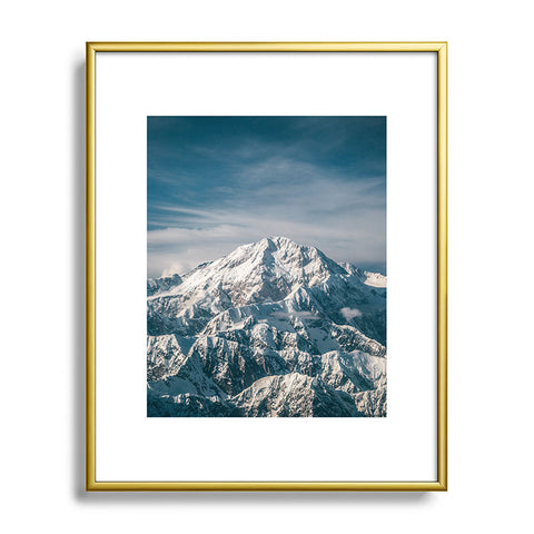 Hannah Kemp Denali Metal Framed Art Print