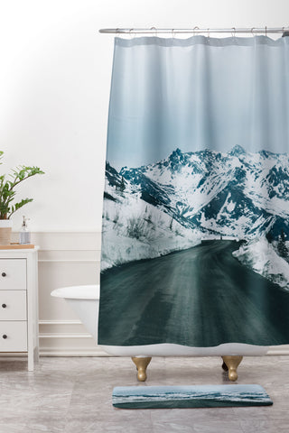 Hannah Kemp DNP Drive Shower Curtain And Mat