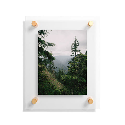 Hannah Kemp Dream of Green Floating Acrylic Print