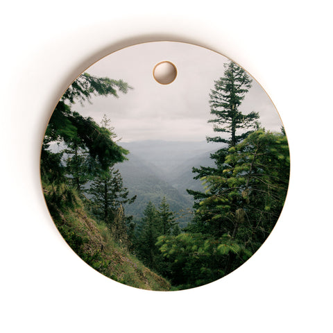 Hannah Kemp Dream of Green Cutting Board Round