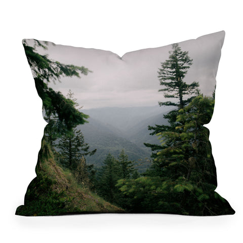Hannah Kemp Dream of Green Outdoor Throw Pillow