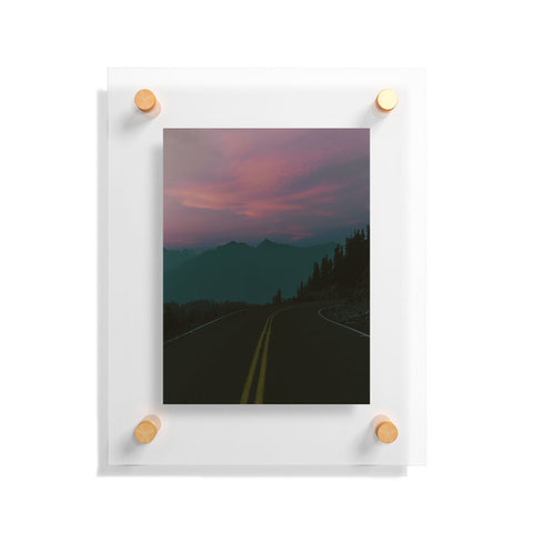 Hannah Kemp Dreamy Mountain Drive Floating Acrylic Print