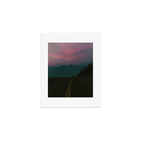 Hannah Kemp Dreamy Mountain Drive Art Print