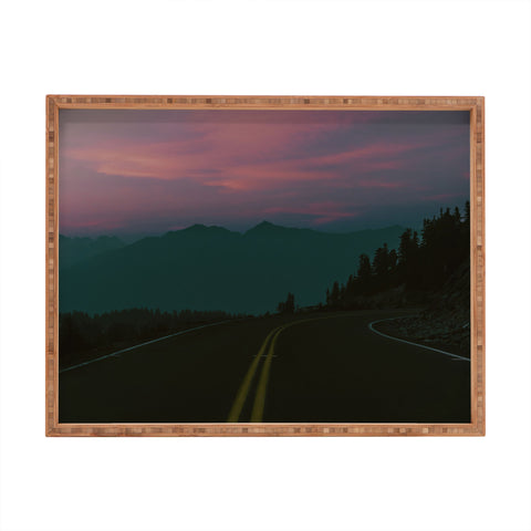 Hannah Kemp Dreamy Mountain Drive Rectangular Tray